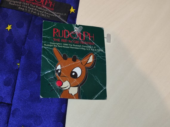 Rudolph the red nosed reindeer vintage tie, Chris… - image 4