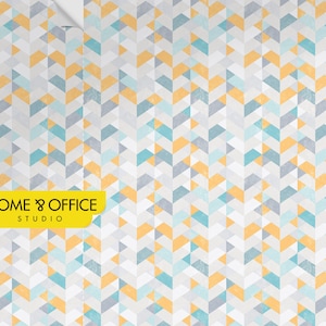 Geometric Wall Decor, Removable Wallpaper, Peel and Stick Wallpaper, Home Decor. SKU: WD008