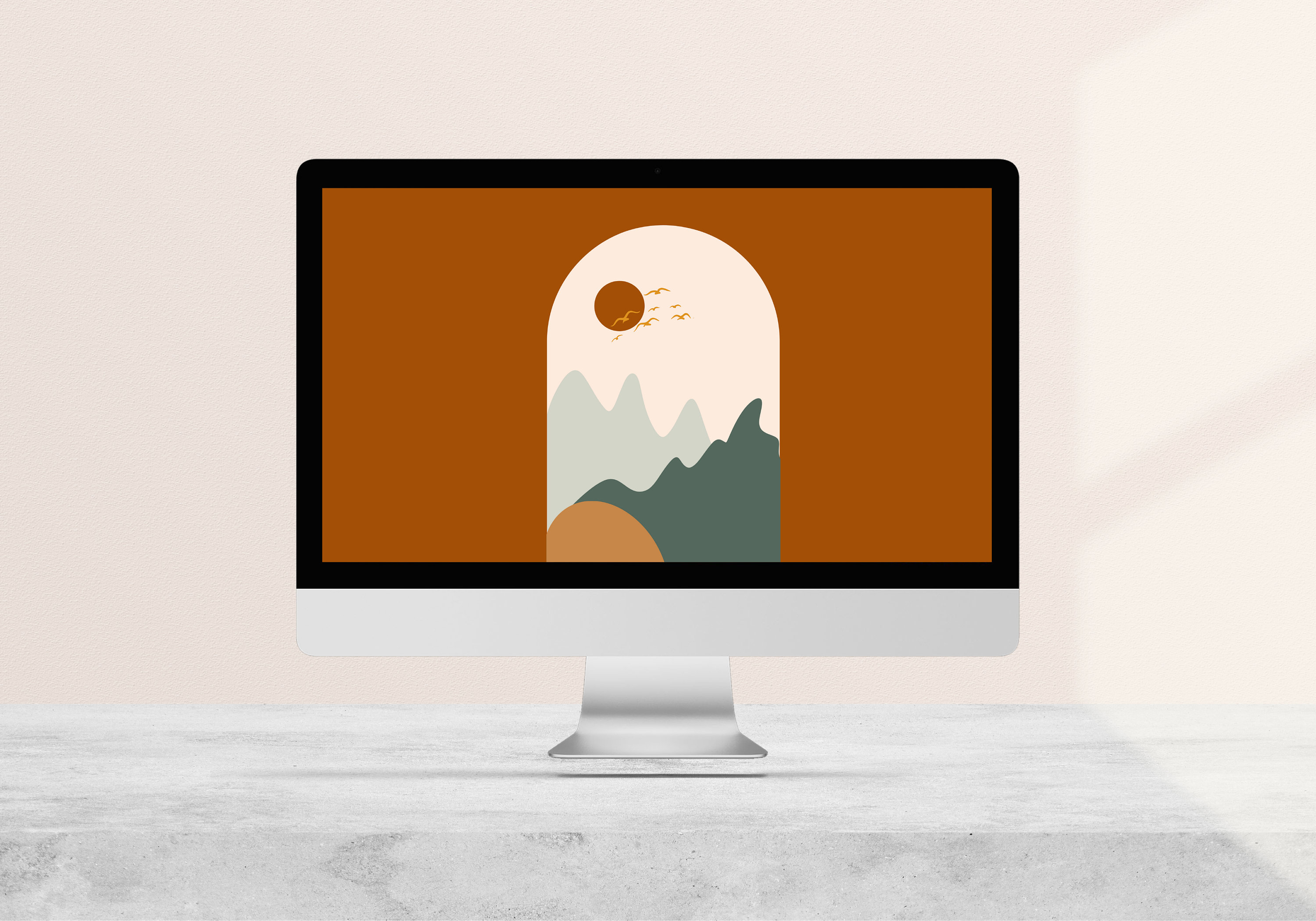 Boho Landscape Desktop Wallpaper Desktop Wallpaper Desktop - Etsy Boho Landscape Desktop Wallpaper Desktop Wallpaper Desktop - Etsy