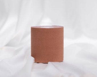 Boob Tape | 3"| Large Breast Lift Tape, Straight Sticky Bra, in CARAMEL flavor + Nipple Pastie