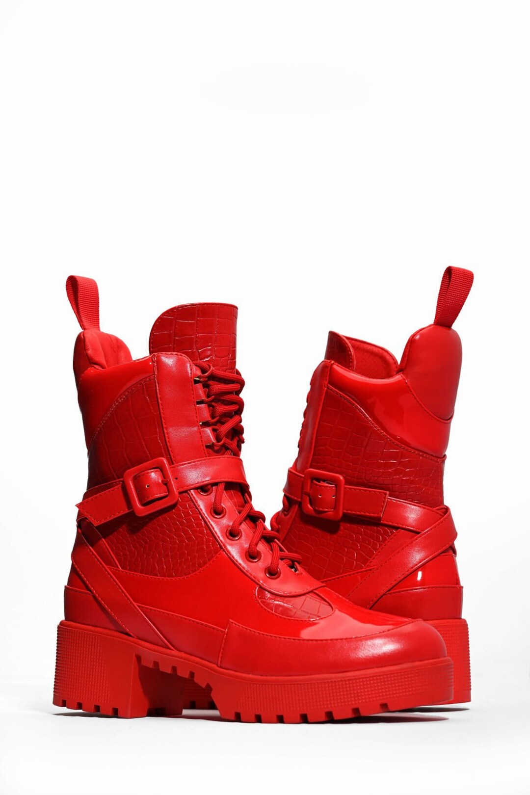 Shoe carnival shop red boots