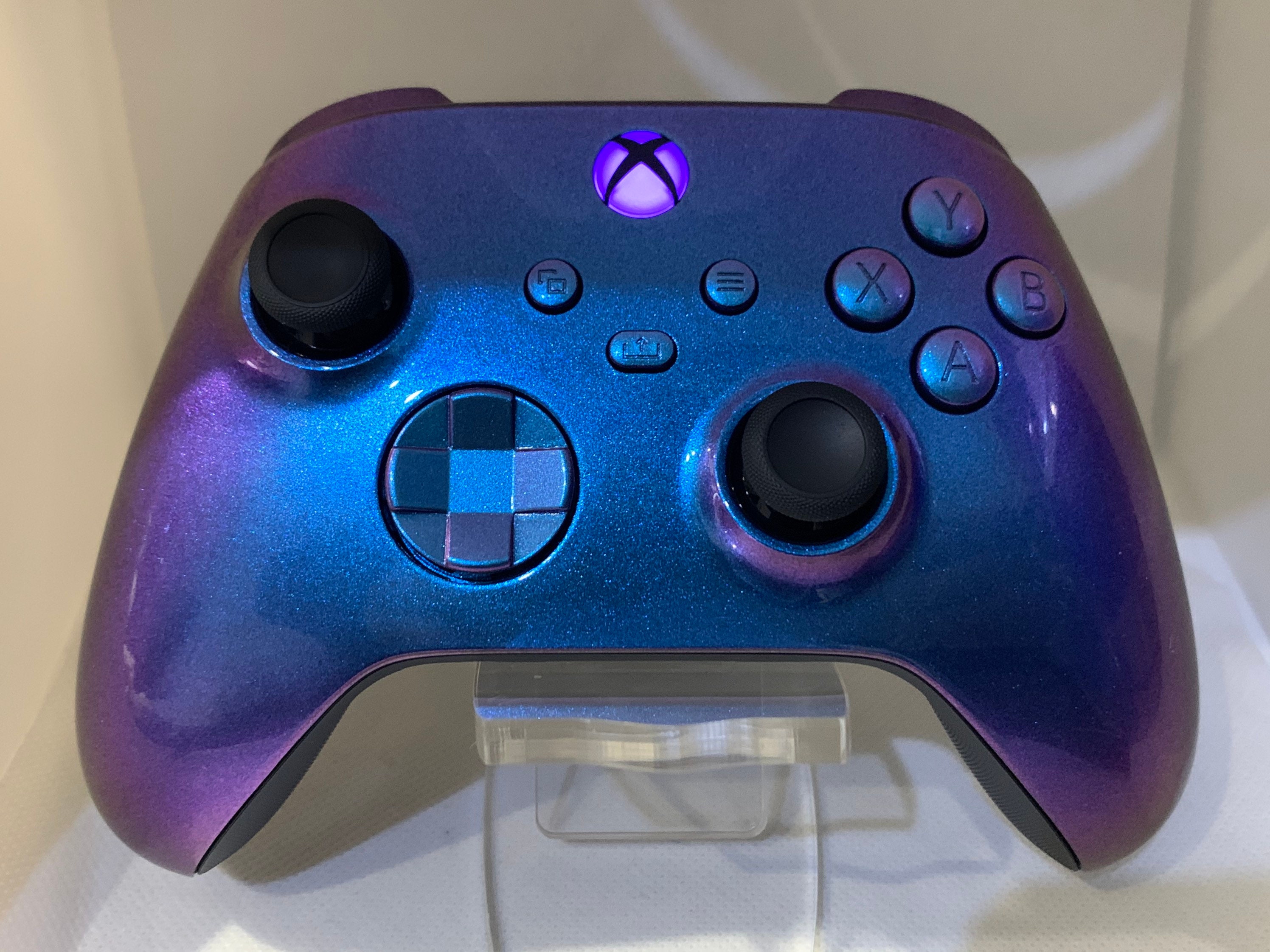 Controlador de camaleón azul púrpura personalizado Xbox One Etsy