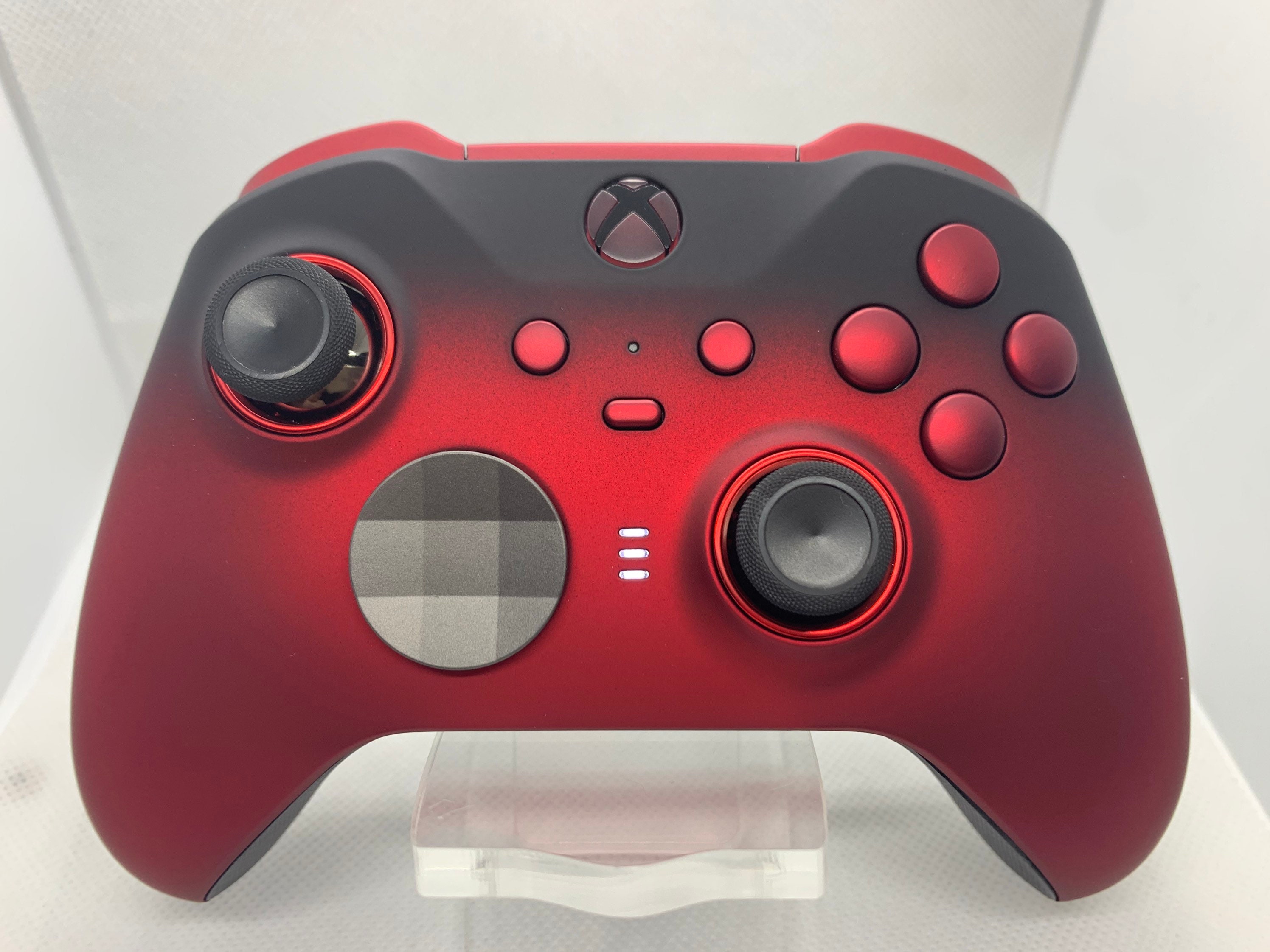 Xbox One Elite Series 2 Controller Custom Red Shadow Red LED Etsy