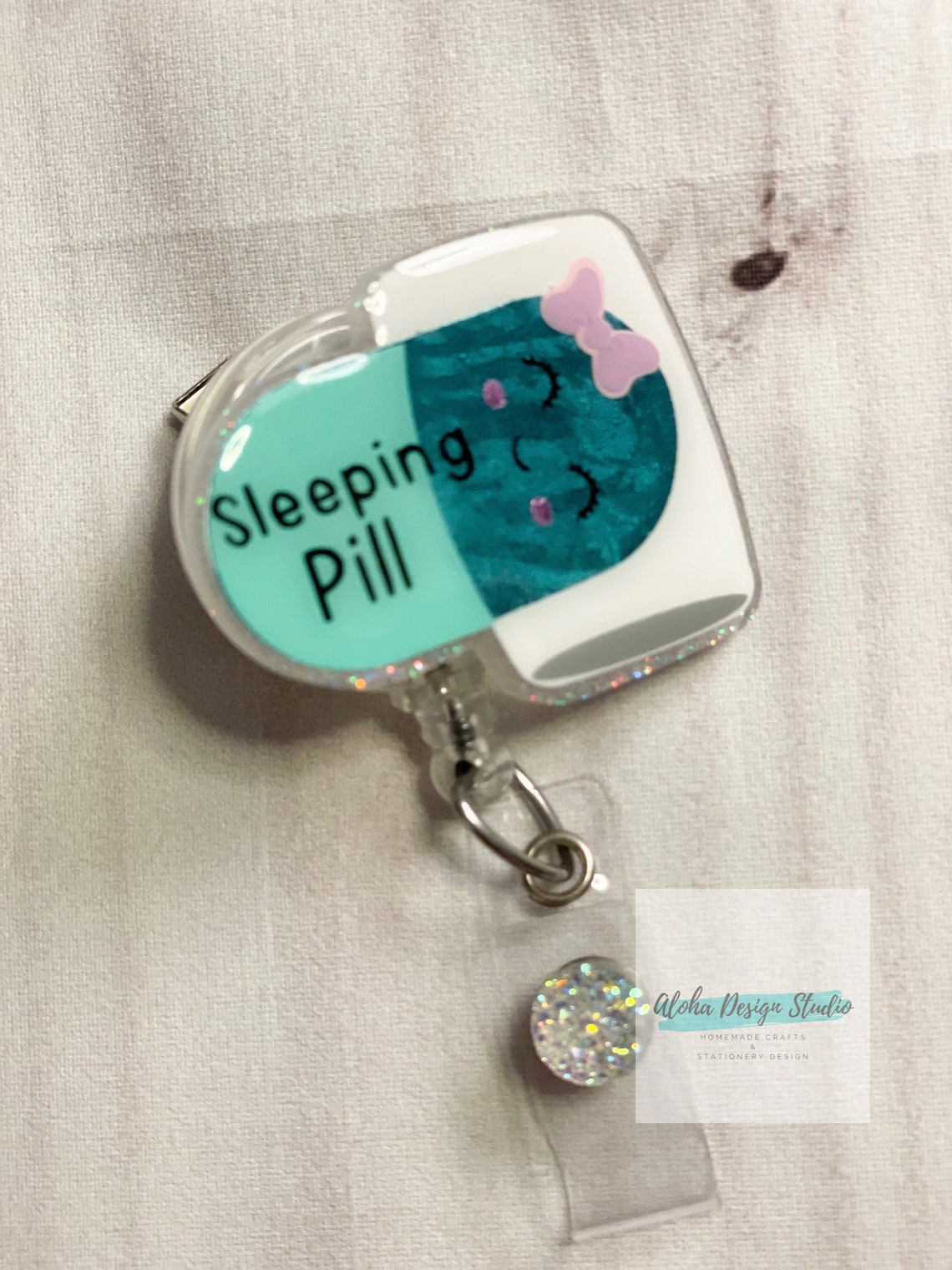 Sleeping Pill Badge Reel Pharmacy Badge Reel Medical Badge Etsy