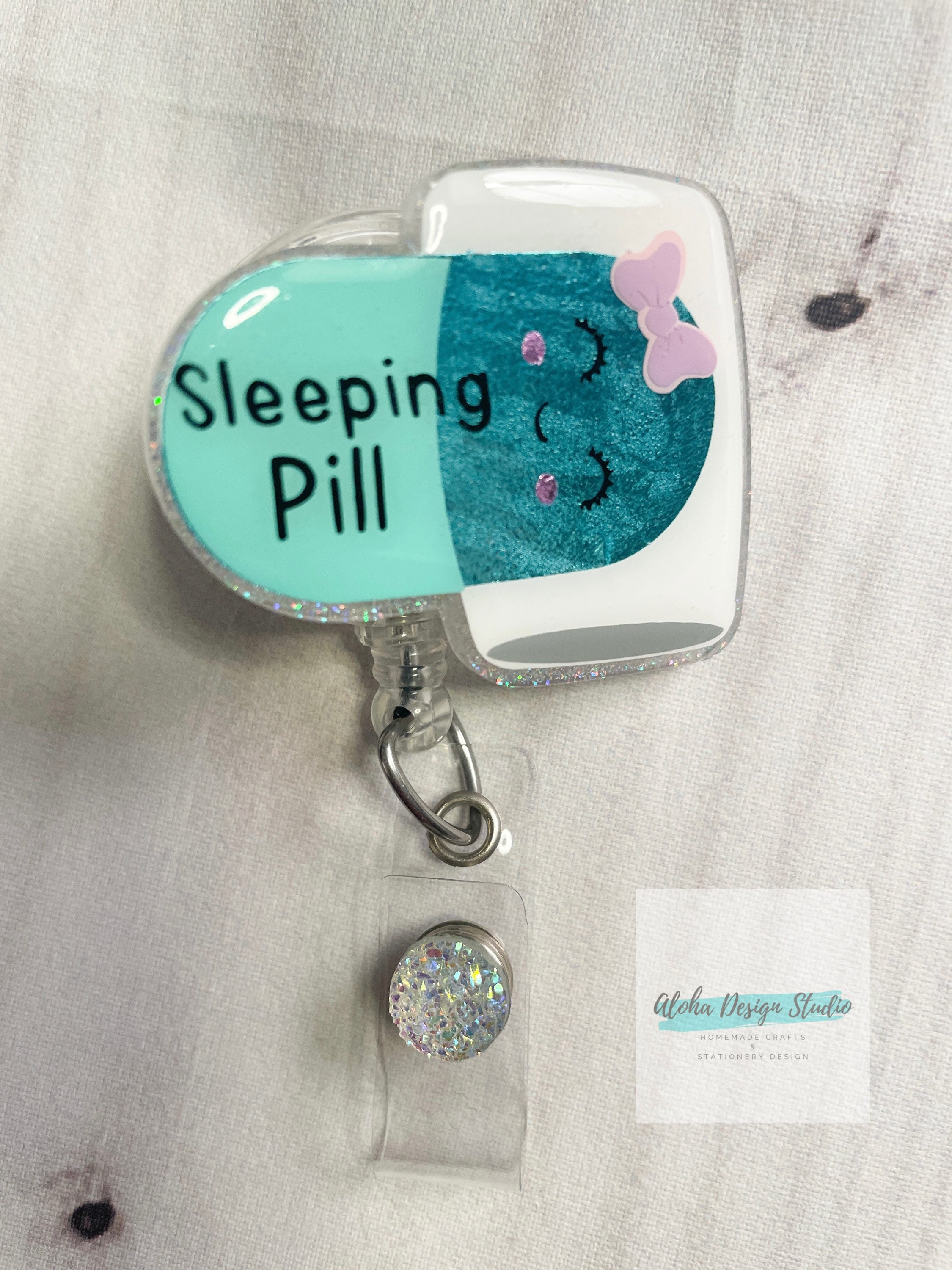 Sleeping Pill Badge Reel Pharmacy Badge Reel Medical Badge Etsy