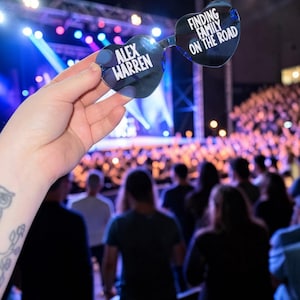 Conjunto de gafas llamativas para conciertos / Accesorios para atuendos de festival / Gafas de moda / Look para festivales de música / Fiesta de conciertos