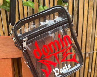 Personalised Clear Concert Bag