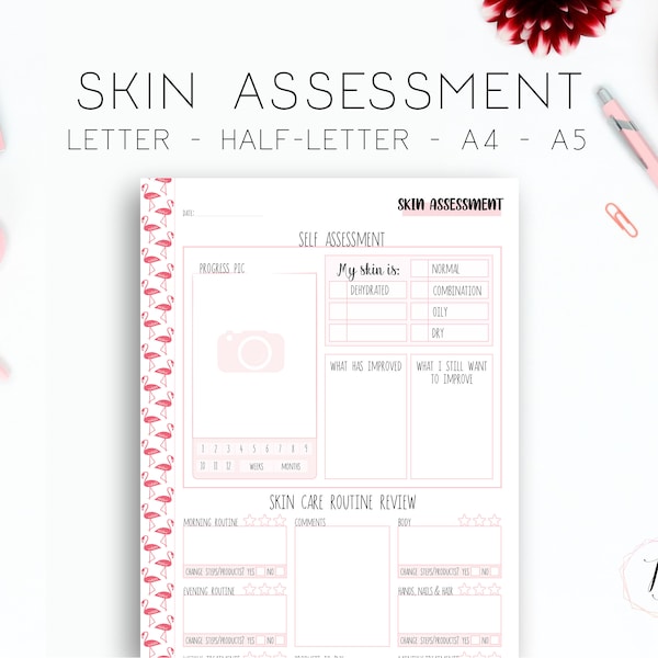 Weekly Skin Assessment - Etsy