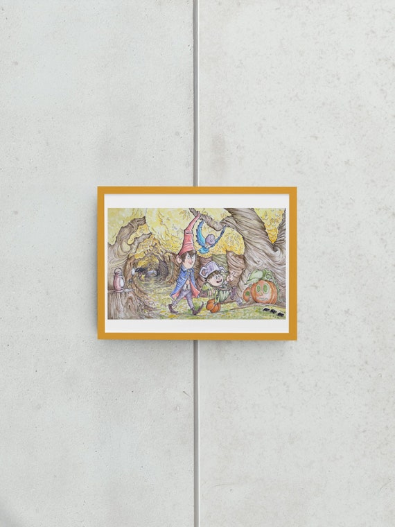 Over the Garden Wall Print Etsy