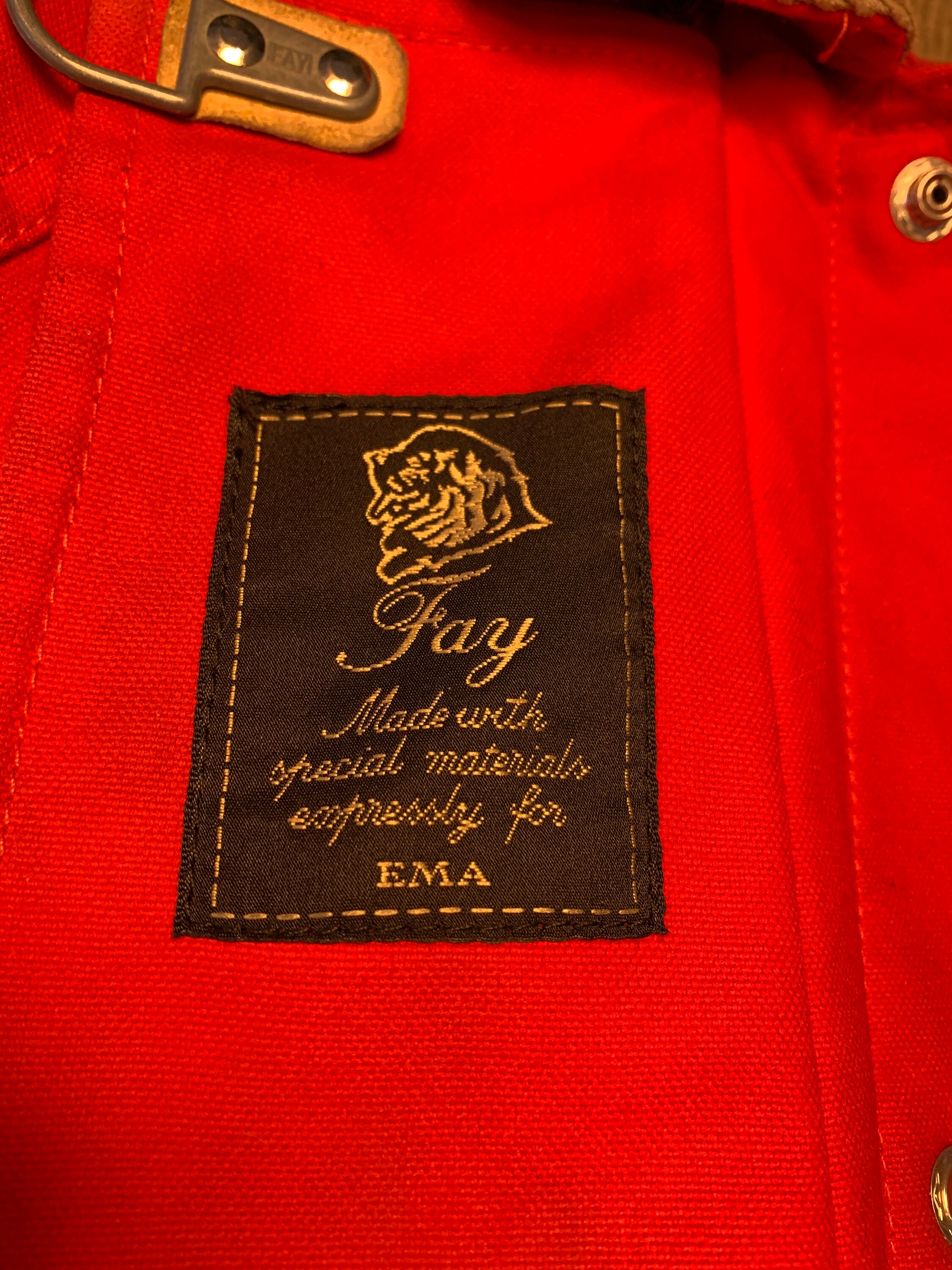 Vintage 80s Rare Red FAY Clasp Closure Fireman Jacket - Etsy UK
