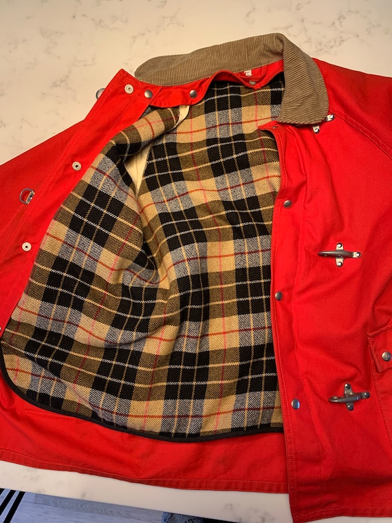 Vintage 80s Rare Red FAY Clasp Closure Fireman Jacket - Etsy UK