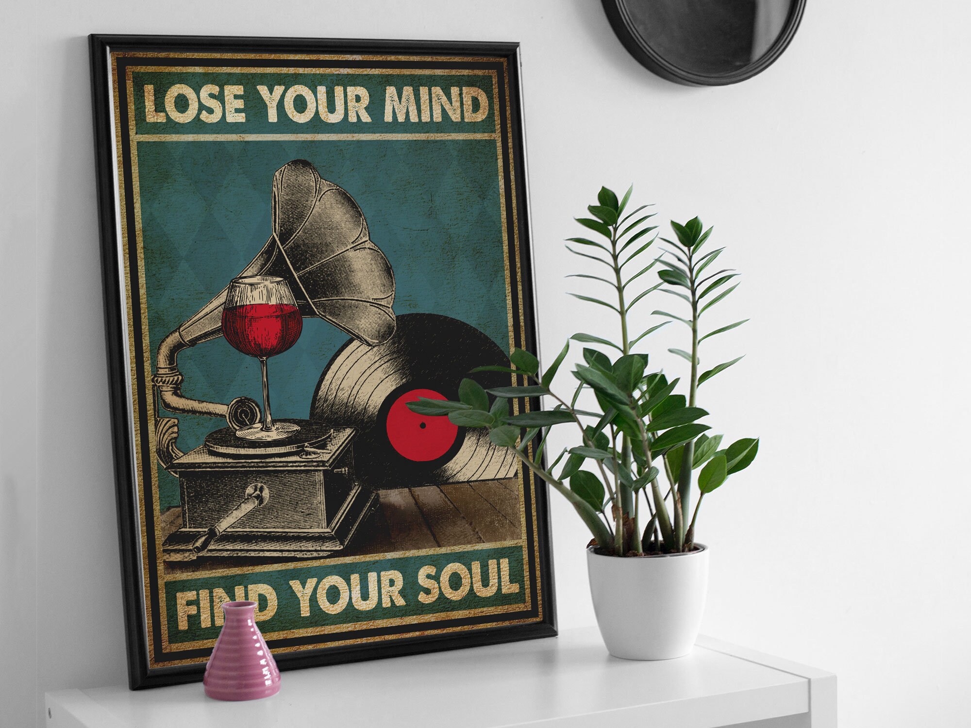 Music Poster Lose your mind find your soul Poster Music Wall | Etsy