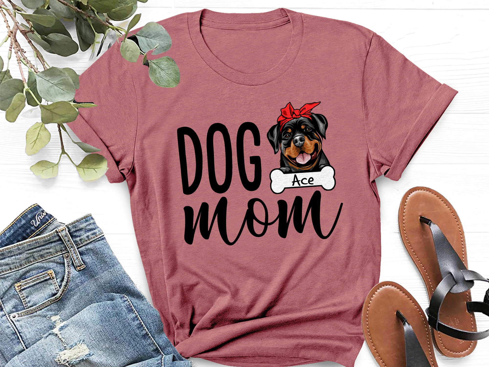 Personalized Dog Mom Shirt with Your Pets Names and Breeds Etsy