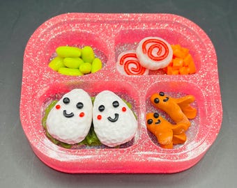 Kawaii Bento Box Kühlschrankmagnet: Handgemachte Japanische Küche