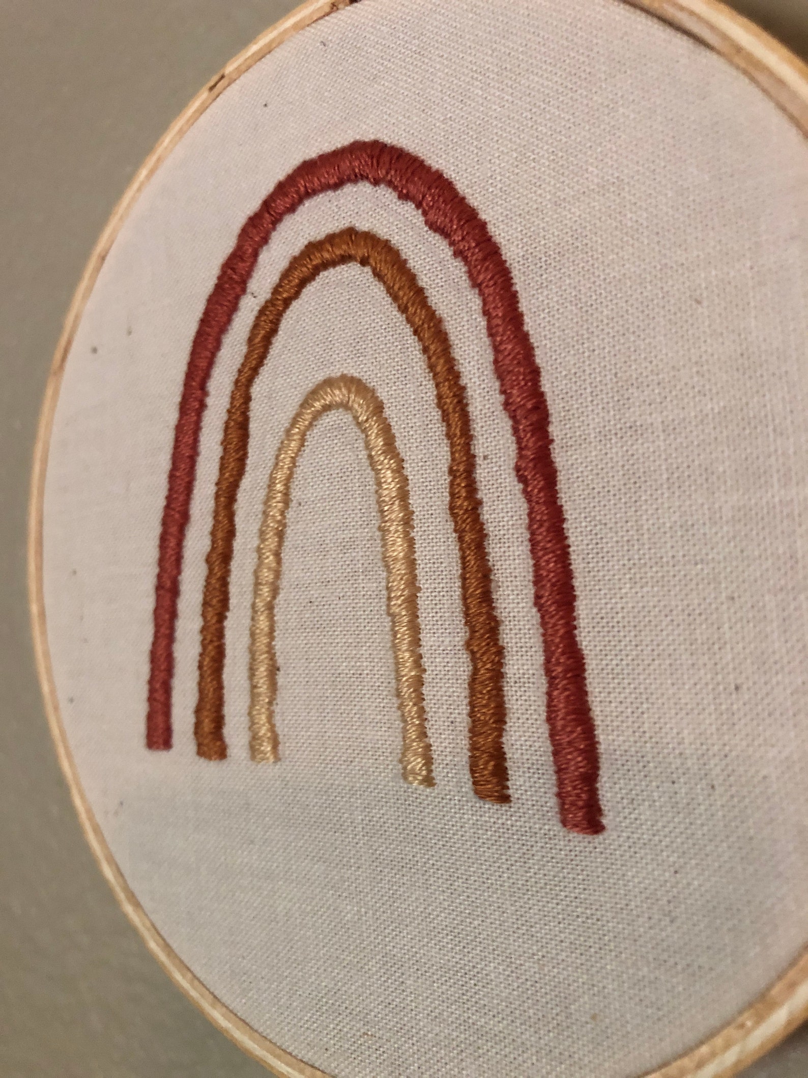 Small rainbow embroidery hoop art  etsy Small rainbow embroidery hoop art  etsy