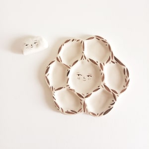 Ceramic watercolor palette | Handmade ceramic palette | Watercolor mixing tray | Trinket tray