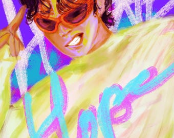 Impresión A5 de fanart de BTS J-HOPE