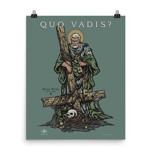 Quo Vadis? Saint Peter Poster