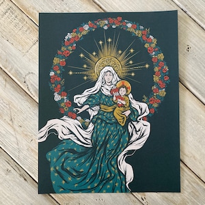 Theotokos 8.5" x 11" Large Print