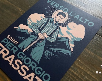 Saint Pier Giorgio Frassati 8.5インチ x 11インチ 大判プリント