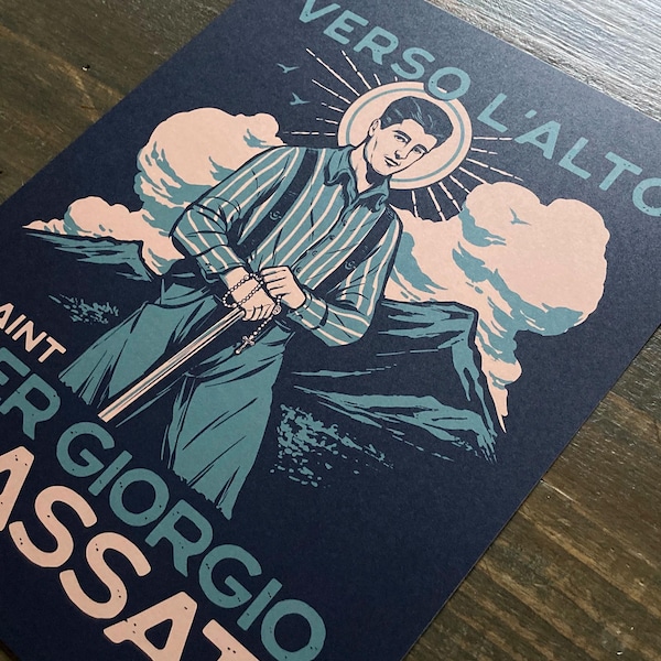 Saint Pier Giorgio Frassati 8.5" x 11" Large Print