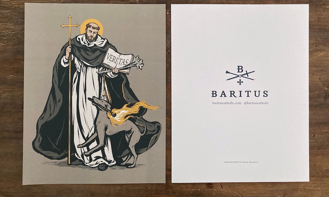Saint Dominic 8.5" X 11" Large Print - Etsy