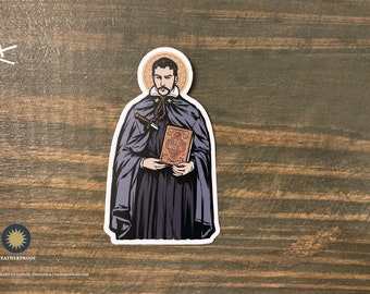 3.5" Saint Edmund Campion Vinyl Sticker