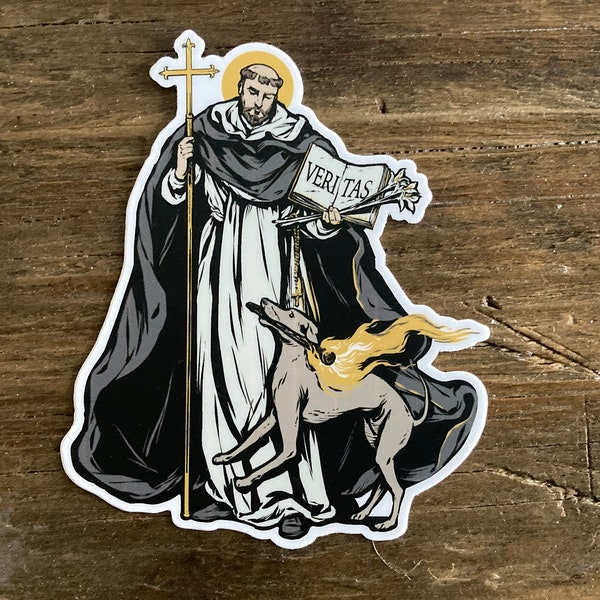 4" Saint Dominic Vinyl Sticker