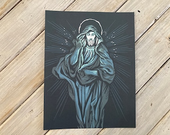The Transfiguration of Jesus 8.5" x 11" Large Print