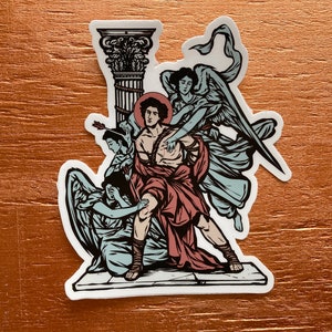 Large 4" Saint Sebastian Vinyl Sticker