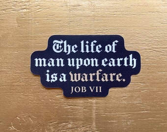 3&quot; Life is Warfare Vinyl Sticker