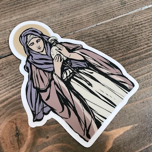 3" Saint Mary of Bethany Vinyl Decal