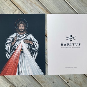 Divine Mercy 8.5&quot; x 11&quot; Large Print