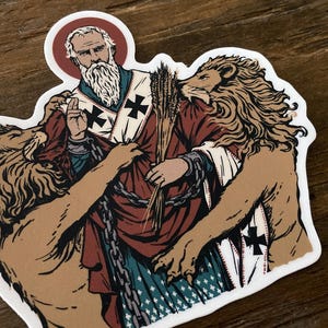 4&quot; Saint Ignatius of Antioch Vinyl Sticker