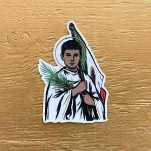 3.5&quot; Saint José Sánchez del Río Vinyl Sticker