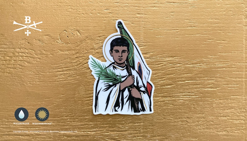 3.5 Saint José Sánchez del Río Vinyl Sticker image 1