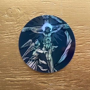 3" Behold Holographic Vinyl Sticker