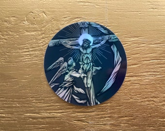 3" Behold Holographic Vinyl Sticker