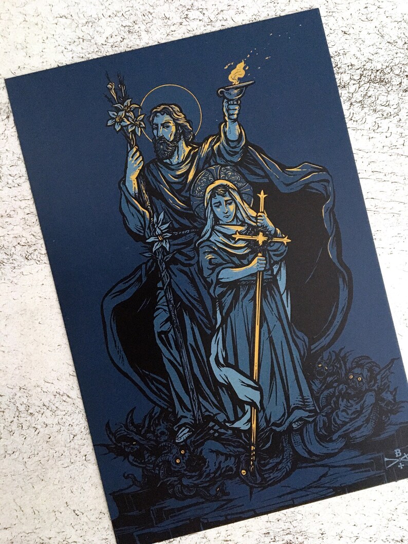 Terror of Demons 4x6 Card Print image 0