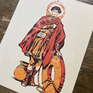 Saint Florian 8.5&quot; x 11&quot; Large Print