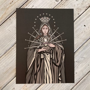 Mater Dolorosa 8.5" x 11" Large Print