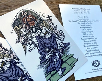 Recuerda Alma Cristiana Tarjeta Sagrada 4x6