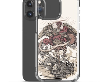 Saint Michael the Archangel Clear Case fits iPhone Devices