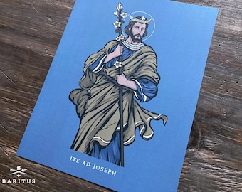 Ite Ad Joseph 8.5" x 11" Large Print