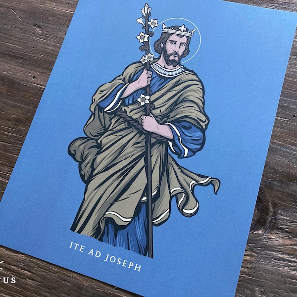 Ite Ad Joseph 8.5" x 11" Large Print