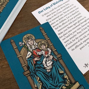 Heilige kaart Onze-Lieve-Vrouw van Walsingham