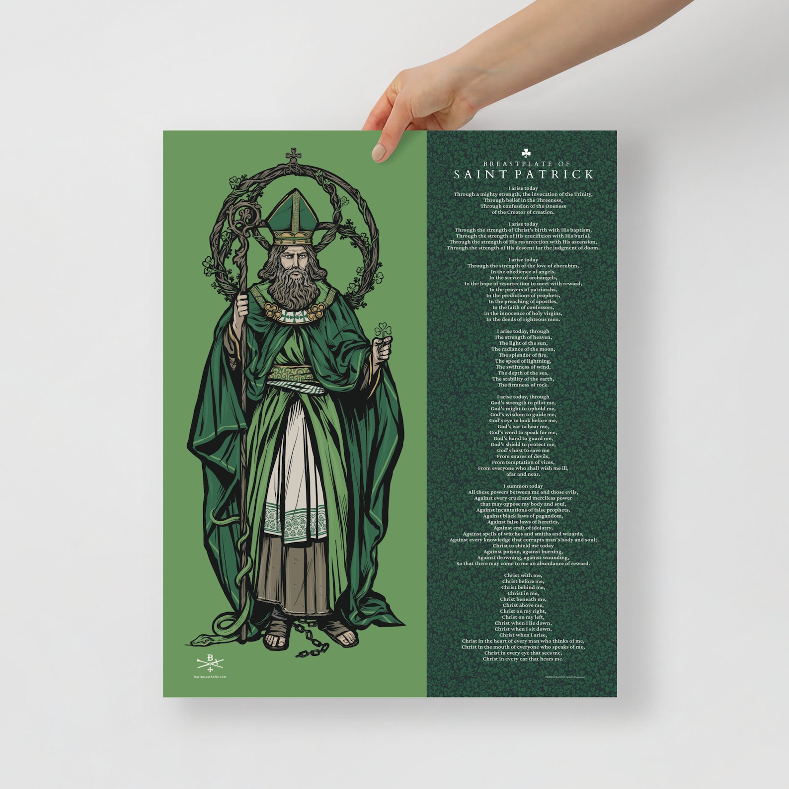 Breastplate of Saint Patrick Full Prayer 16x20 Poster - Etsy