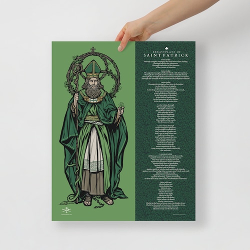 BREASTPLATE of SAINT PATRICK Catholic Prayer Printable - Etsy