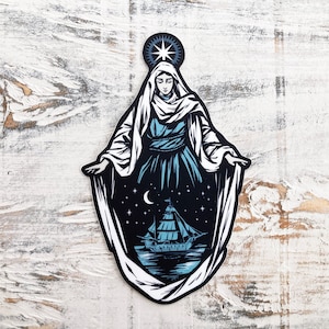 4" Stella Maris Vinyl Sticker