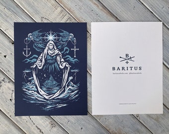 Stella Maris Large 8.5&quot; x 11&quot; Large Print